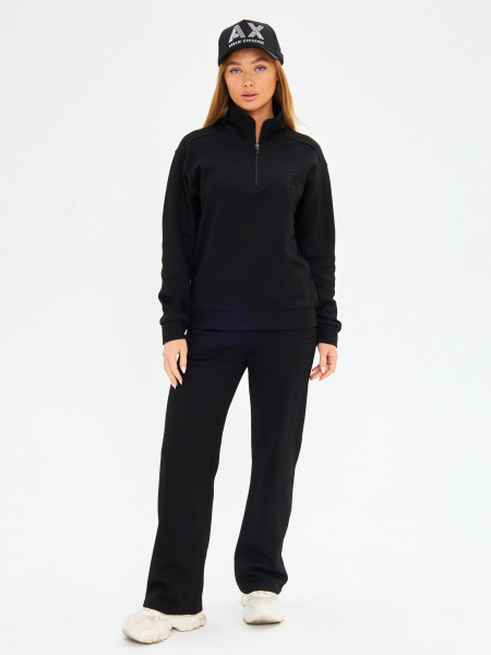 Спортивный женский костюм Fashion M0107 Черный