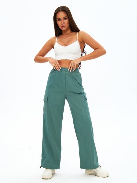Женские летние брюки Fashion 977 Зеленый
