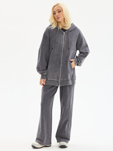 Трикотажный спортивный женский костюм Fashion Alpha К002 Серый