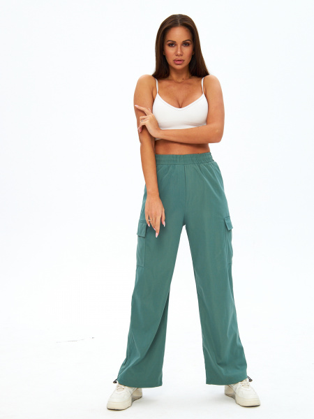 Женские летние брюки Fashion 977 Зеленый