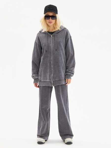Трикотажный спортивный женский костюм Fashion Alpha К002 Серый