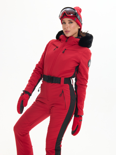 Женский мембранный горнолыжный комбинезон Alpha Endless Chik Diva 3 324/2751_10 Дикий Красный