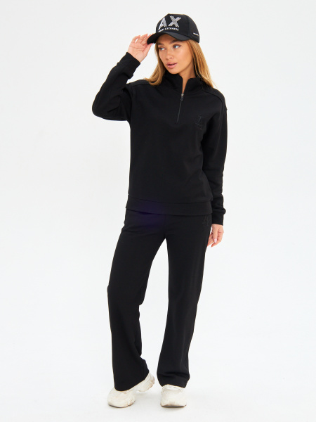 Спортивный женский костюм Fashion M0107 Черный