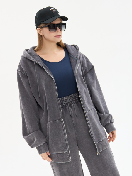 Трикотажный спортивный женский костюм Fashion Alpha К002 Серый (БР)
